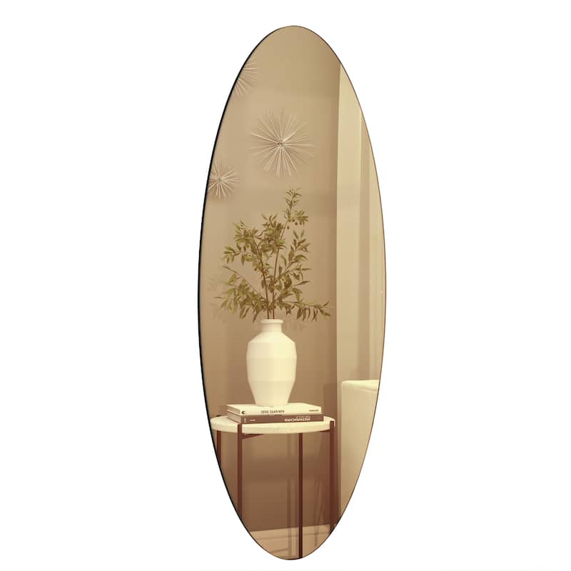 Wood Star Large Wall Mirror - White or Black - Roche River Decor