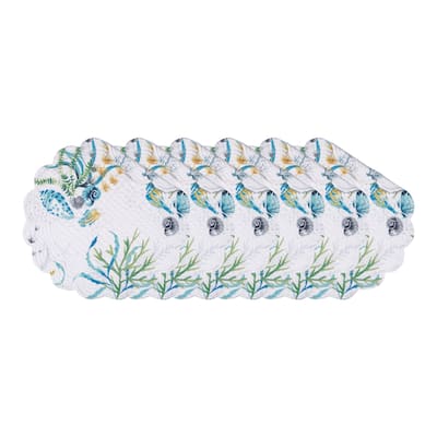 Marlowe Sound Round Placemats Set of 6, 17"