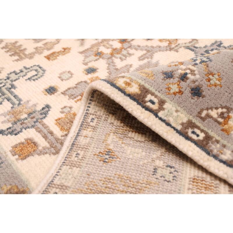 ECARPETGALLERY Hand-knotted Jules Serapi Cream Wool Rug - 3'1 x 5'1