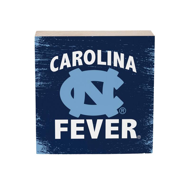 University of North Carolina Wooden Tabletop Mantel Shelf Sign