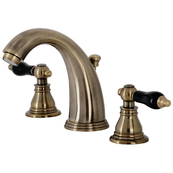 Shop Kingston Brass Kb983 Akl Duchess 1 2 Gpm Widespread Bathroom Faucet Antique Brass Overstock 30548550