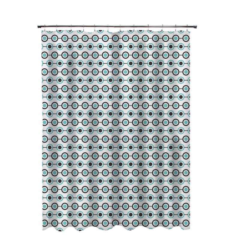 Kenney Medium Weight Decorative PEVA Shower Curtain Liner, 70" W x 72" H - Lots of Dots