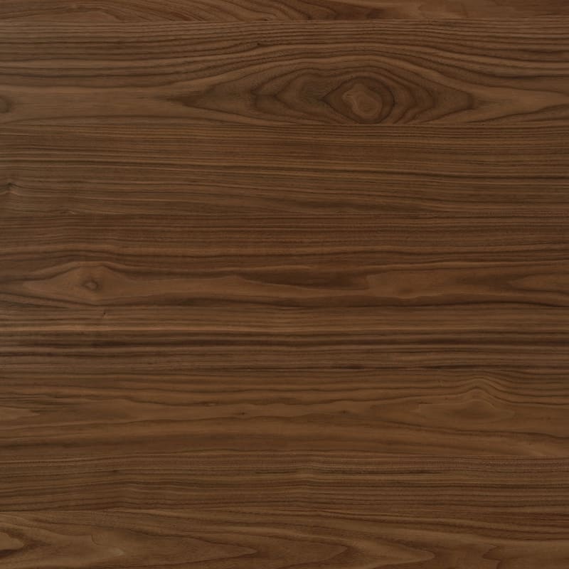 Wood Dining Table, 59.00"W x 35.43"D x 30.00"H, Walnut+Black