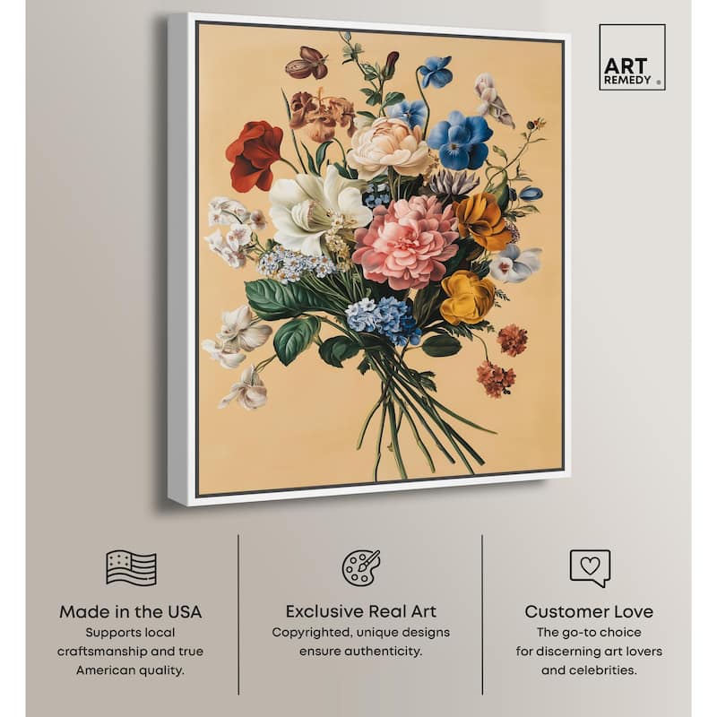 Floral Fiesta Canvas by Art Remedy