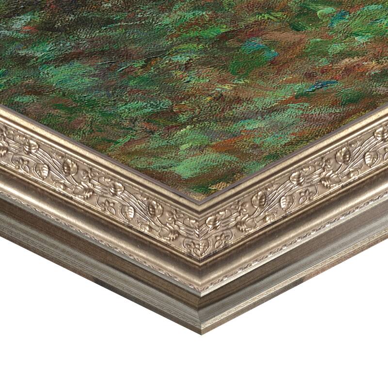 Masterpiece Art Gallery| The Artist's Garden in Argenteuil by Claude Monet - Framed Canvas Art Print