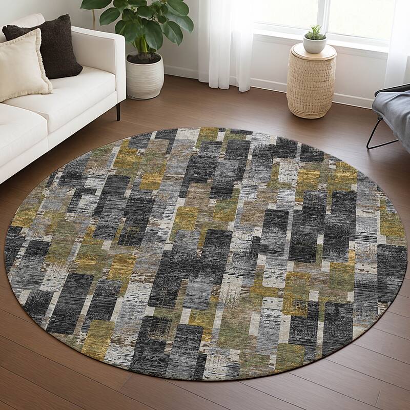 Machine Washable Indoor/ Outdoor Casual Carson Chantille Rug