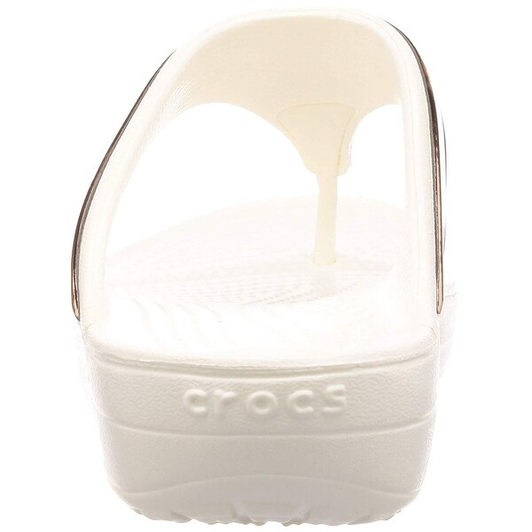 crocs sloane metallic block