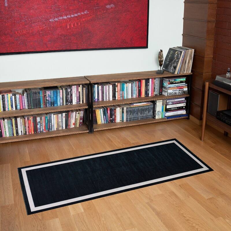 Machine Washable-Eco-Friendly Area Rug With Non-Slip Backing Everest Design