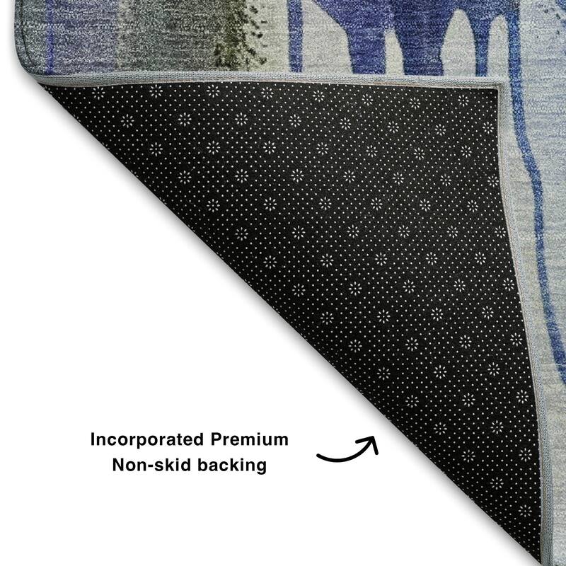 Premium Washable Super Soft Abstract Contemporary Mayfield Rug