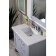 preview thumbnail 17 of 33, James Martin Vanities Palisades 36" Single Vanity, Silver Gray