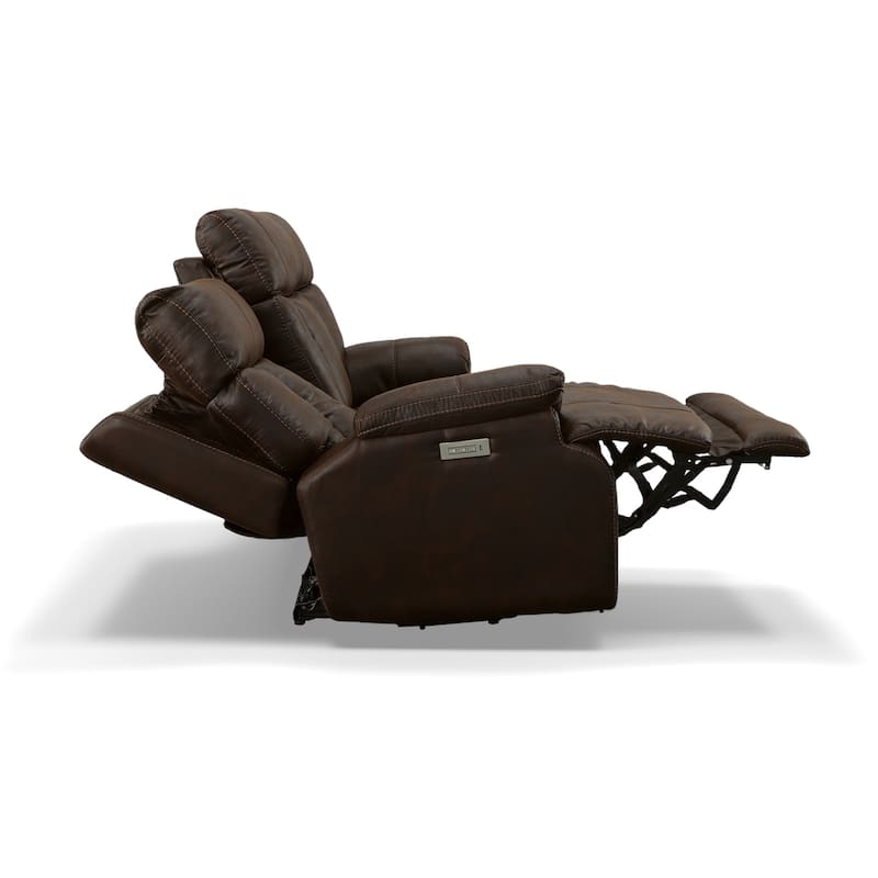 Clive Power Reclining Loveseat with Power Headrest and Lumbar by Flexsteel - 64" x 43" x 41"