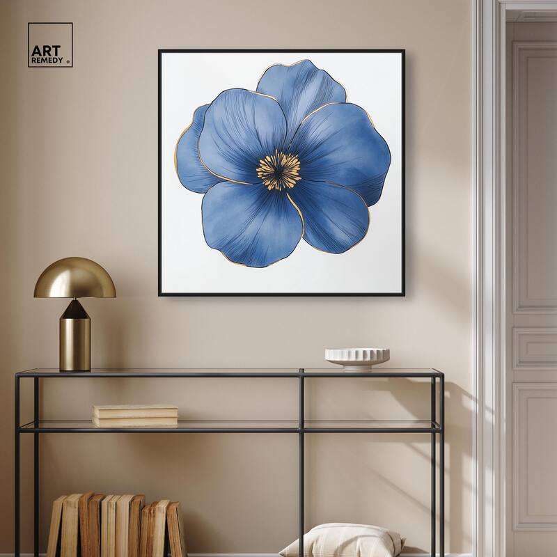 Blue Brilliance II Canvas by Art Remedy