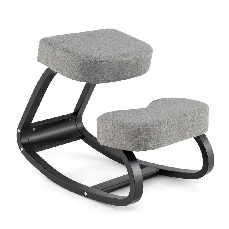 Costway Rocking Kneeling Chair Ergonomic Posture Correcting Back Pain - See Details
