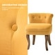 preview thumbnail 25 of 51, Xacobo Modern Velvet Tufted Vanity Stool with Wood Base by HULALA HOME