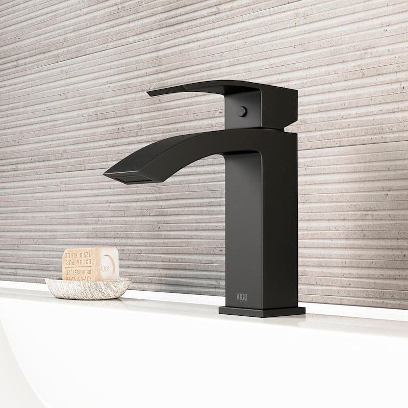 Vigo Satro 1.2 GPM Single Hole Bathroom Faucet