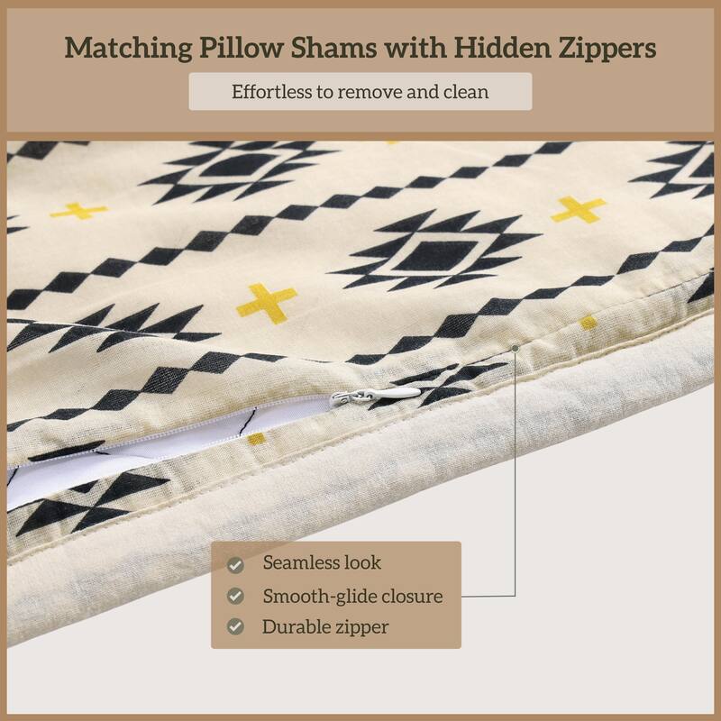 Paseo Road High Desert Aztec Southwestern Rustic Bedding 3 Piece Quilt Set