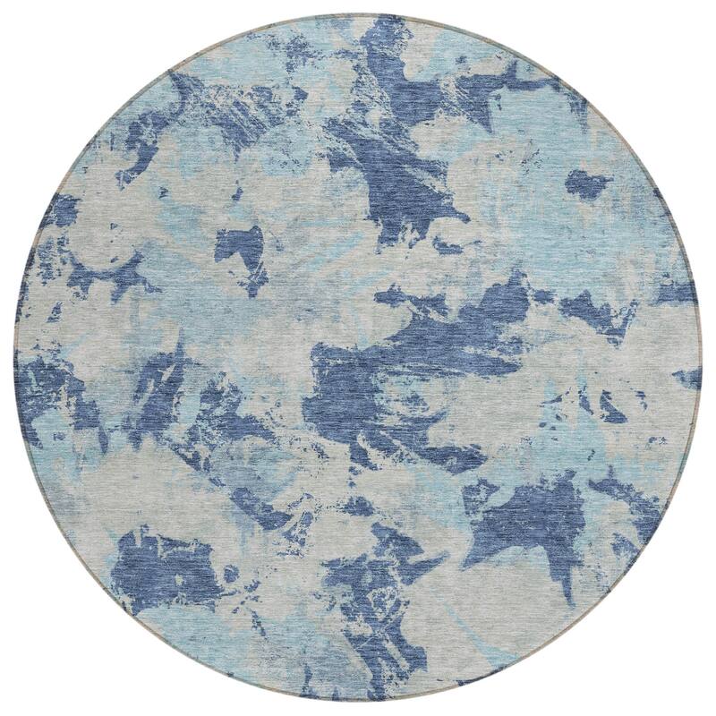 HomeRoots Floral Transitional Rectangle Outdoor Rug
