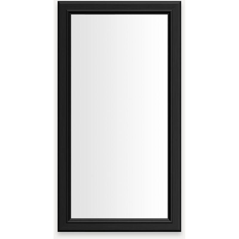 Robern D2C1630D4BMSC Main Line 15-1/4" x 30" Framed Single Door - Brushed Black - Anthracite Finish