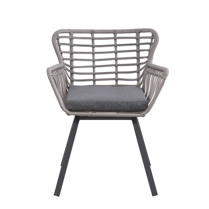 Nestable Wicker Haven Chair Set (Set of 4) - N/A