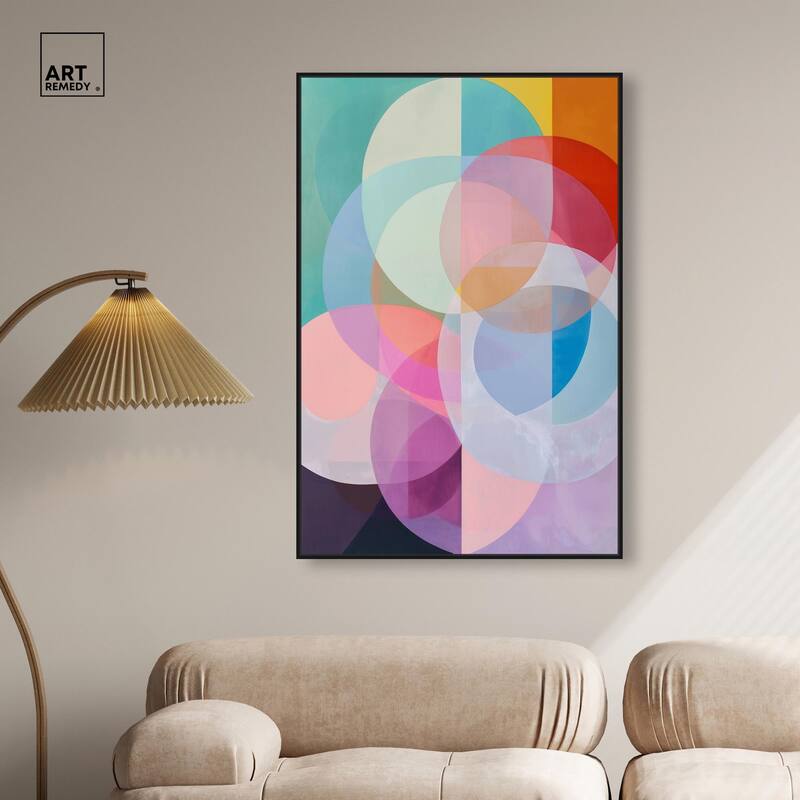 Oneiric Circles II Canvas by Art Remedy