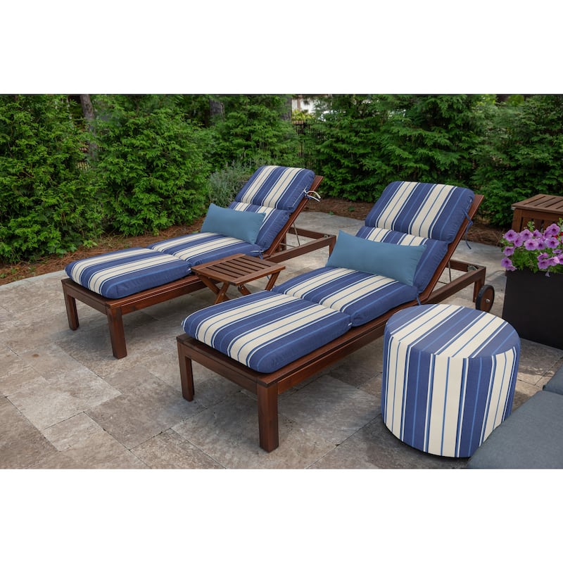 Sunbrella® Solid Fabric 1-Piece Indoor/Outdoor Lumbar Pillow, 19"W x 12"L