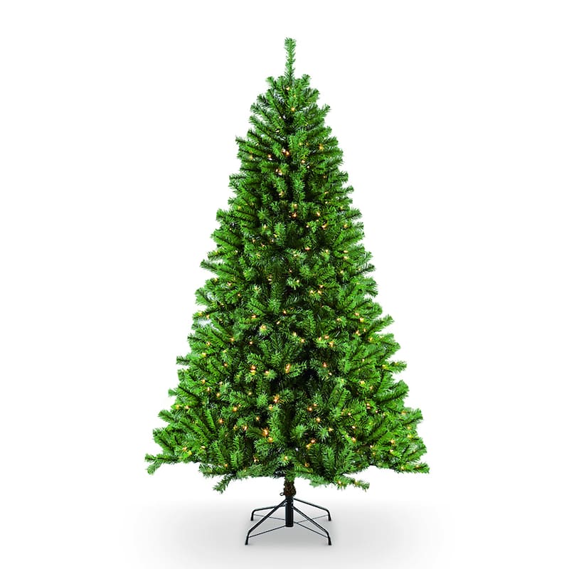 Puleo International Pre-Lit 6.5' Northern Fir Artificial Christmas Tree