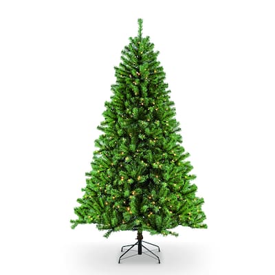 Puleo International Pre-Lit 6.5' Northern Fir Artificial Christmas Tree