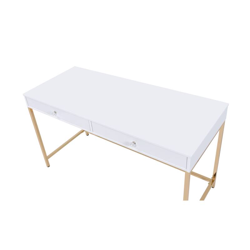 Sophisticated Rectangular Writing Desk with Practical Storage for Modern Workspace