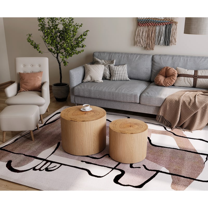 Nesting Coffee Table Set of 2