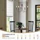 preview thumbnail 9 of 34, 5-Light Rustic Candlestick Hanging Linear Chandelier Lighting Fixture for Kitchen Island