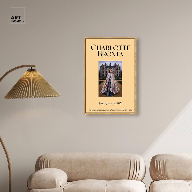 Protagonist of Jane Eyre Canvas by Art Remedy