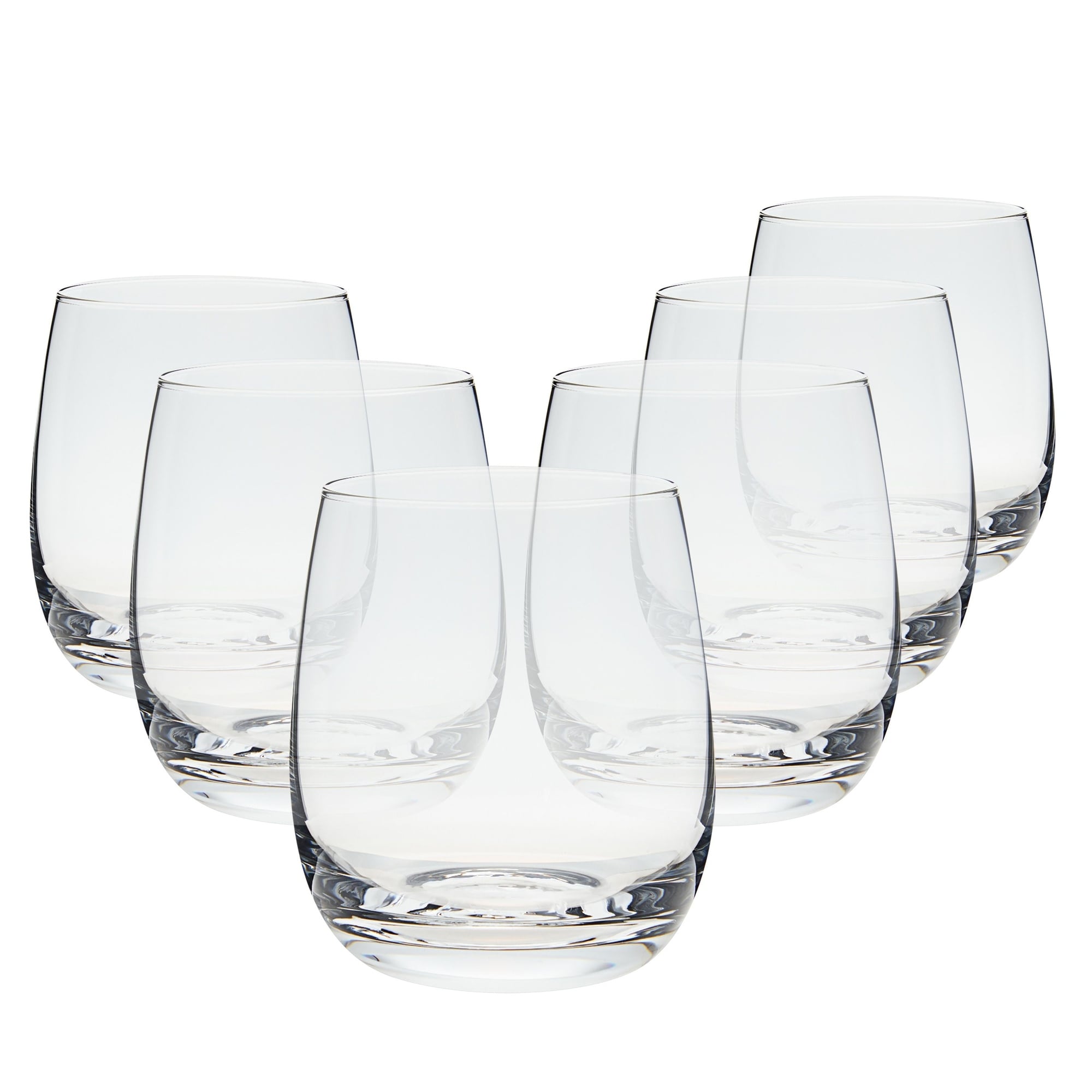 JoyJolt Faye Double Old Fashion & Highball Glasses Drinking Glasses - Set  of 12