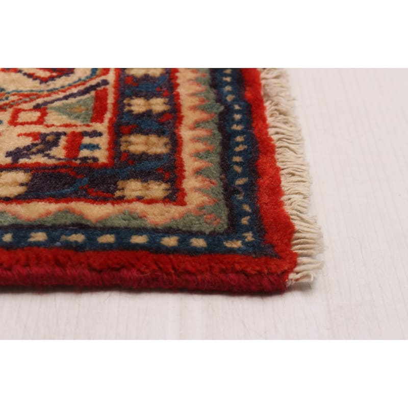 ECARPETGALLERY Hand-knotted Andelz Red Wool Rug - 5'1 x 9'5