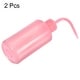 preview thumbnail 3 of 3, 2pcs Squeeze Washing Bottle 250ml Plastic Water Irrigation Spout, Pink