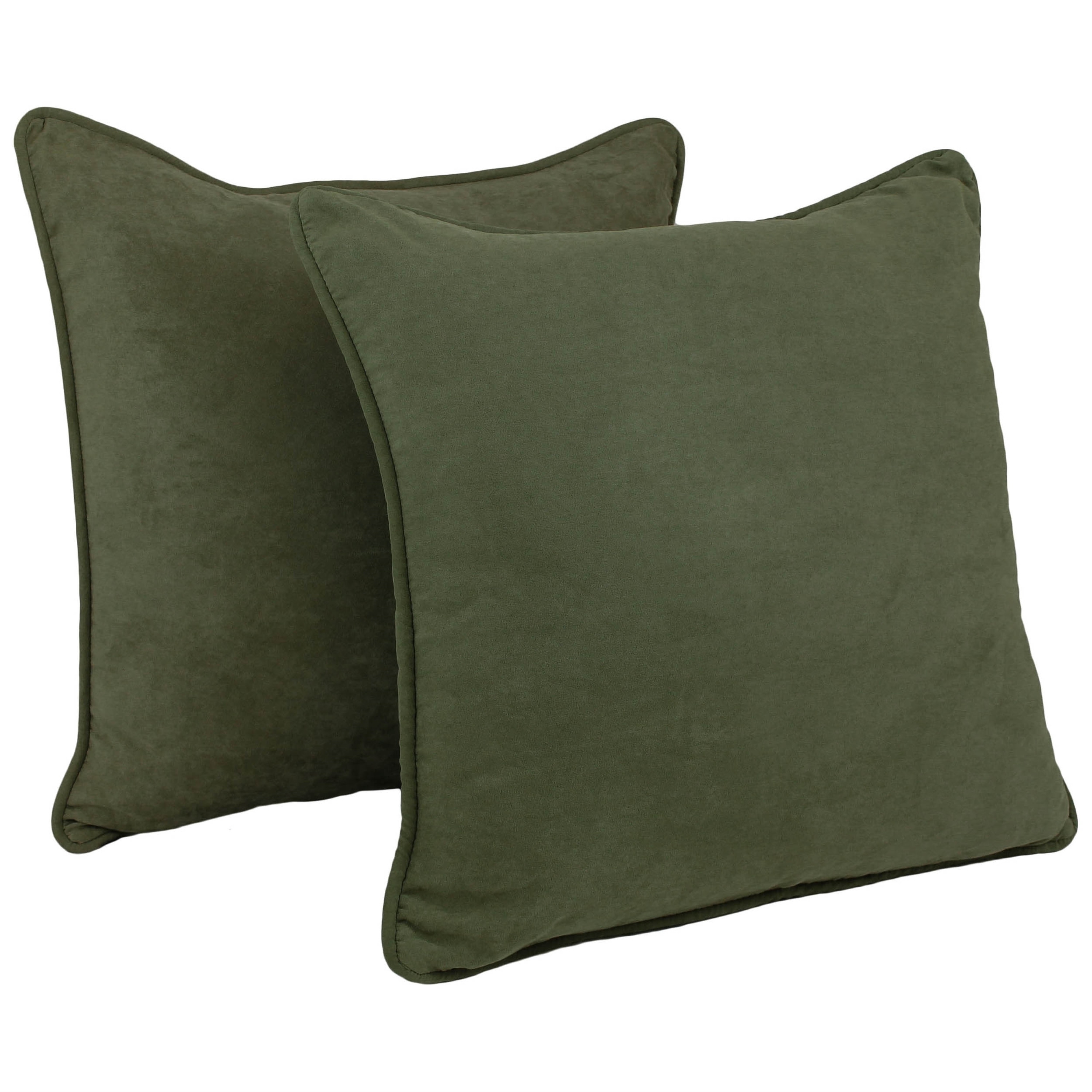 Blazing Needles 25-in. Square Microsuede Throw Pillows (Set - Picture 27 of 89