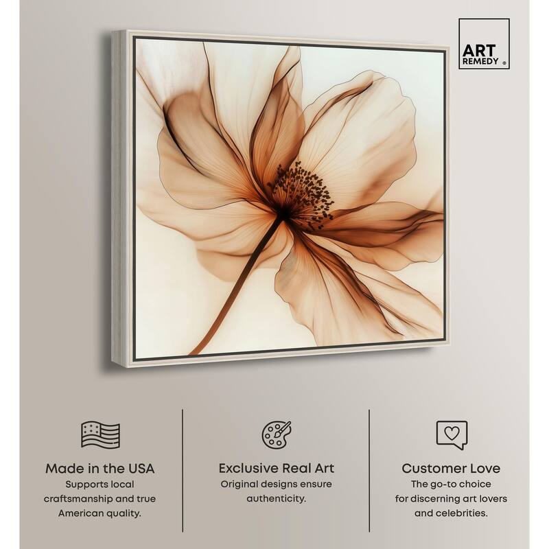 Fragile Elegance I Canvas by Art Remedy