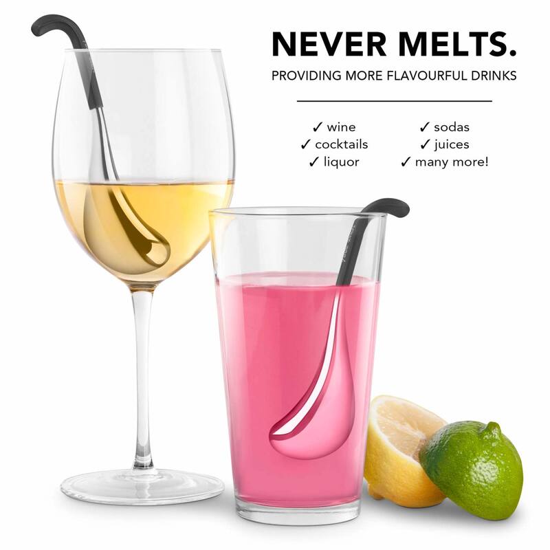 Final Touch Set of 2 Beverage Chilling Wands - 1.8 x 5.7 in