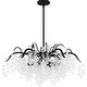 preview thumbnail 1 of 6, Maple 6-Light Earth Black Chandelier