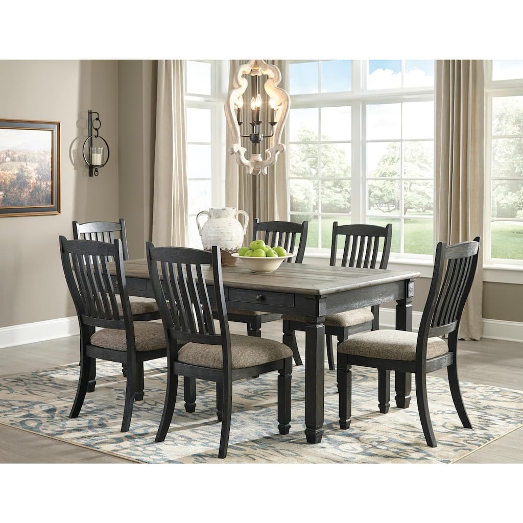 Signature Design by Ashley Tyler Creek Gray 7-piece Dining Package