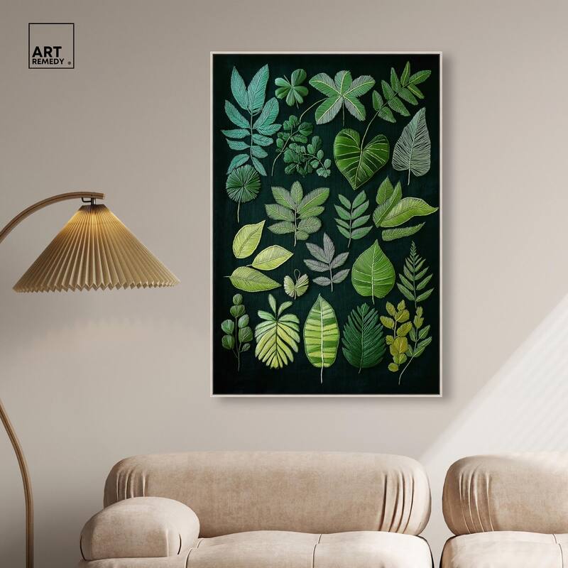 Leaf Library II Canvas by Art Remedy