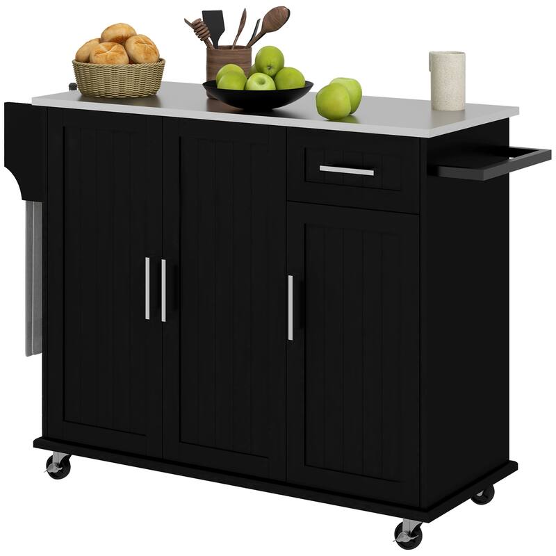 Kitchen Island With Storage(no include stool)