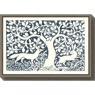 Canvas Art Framed 'Forest Life III' by Miranda Thomas