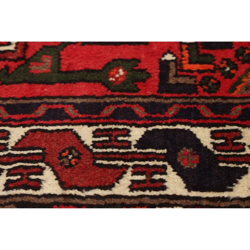 ECARPETGALLERY Hand-knotted Andelz Red Wool Rug - 3'3 x 4'10