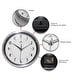 preview thumbnail 82 of 160, Round Retro Kitchen Wall Clock by Infinity Instruments