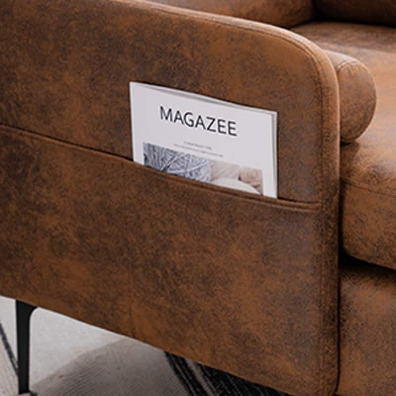 26.8'' W Microfiber Cozy Rustic Accent Chair
