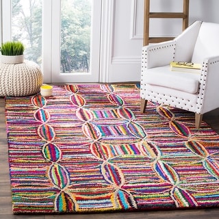 SAFAVIEH Handmade Nantucket Balda Contemporary Cotton Rug