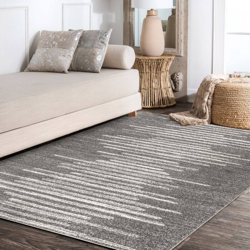 JONATHAN Y Aisha Berber Stripe Geometric Area Rug