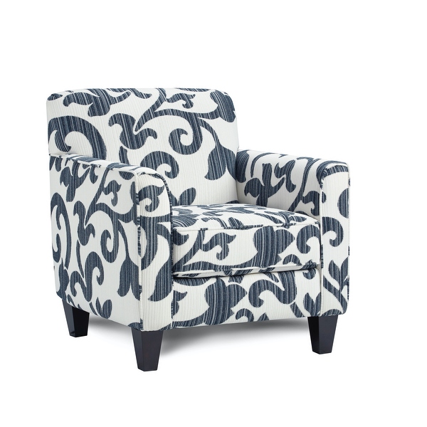 Navy print accent chair store