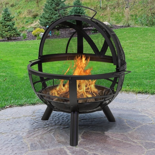 fireball patio umbrella Open-Box Round Solar LED enabling better airflow California Umbrella SDAU908-900-56000 Champagne/Sunbrella/Dolce Mango