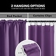 preview thumbnail 53 of 82, Deconovo 2-Pack Thermal Room Darkening Rod Pocket Curtains